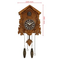 Kyvadlové kukučkové hodiny II. PRIM 30cm, hnedá